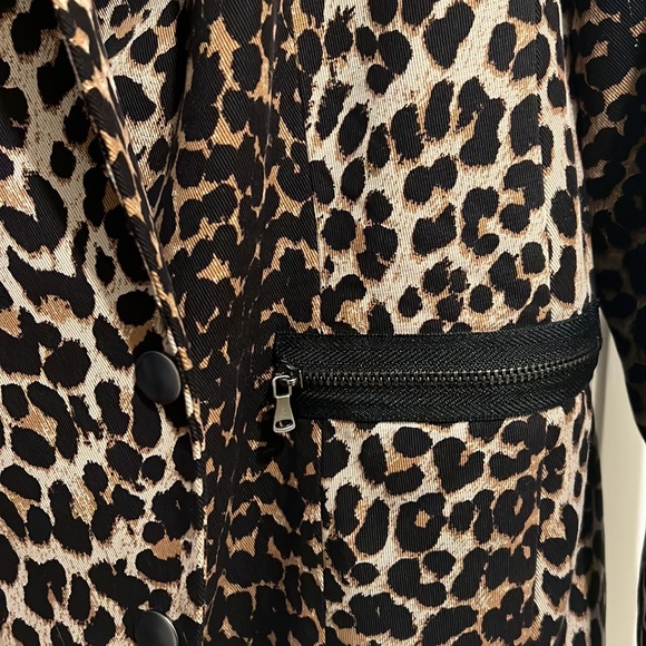 Paige Cheetah Cotton Blazer - Picture 4 of 5